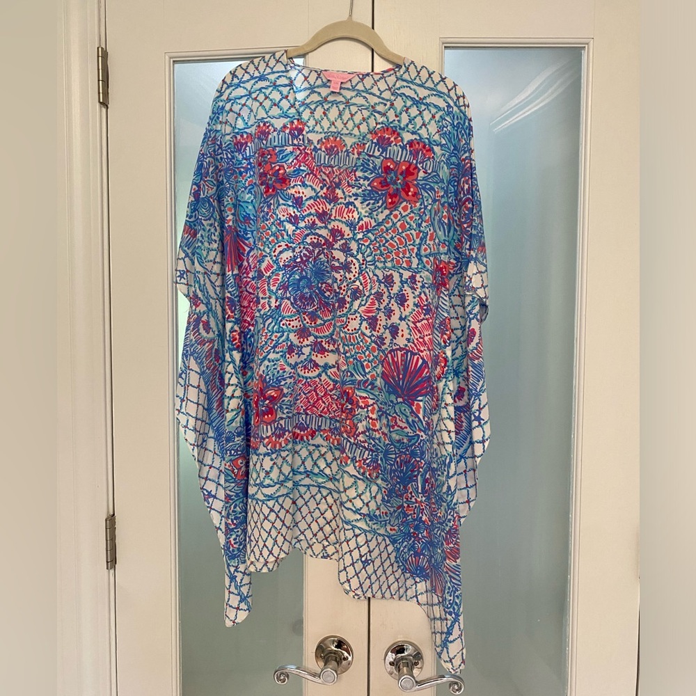 Lilly Pulitzer 100% Silk Tunic Dress in Small/Medium